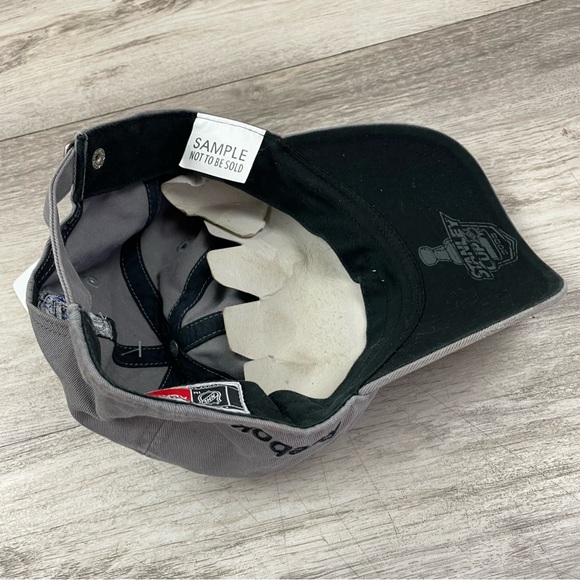 Exclusive Rare HTF Reebok Hat Conference Champions 2008 Stanley Cup NWT Gray - Picture 7 of 8